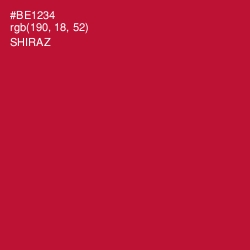 #BE1234 - Shiraz Color Image