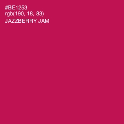 #BE1253 - Jazzberry Jam Color Image
