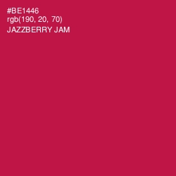 #BE1446 - Jazzberry Jam Color Image