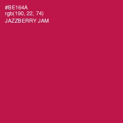 #BE164A - Jazzberry Jam Color Image
