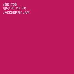#BE175B - Jazzberry Jam Color Image