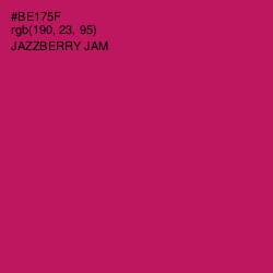 #BE175F - Jazzberry Jam Color Image