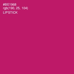 #BE1968 - Lipstick Color Image