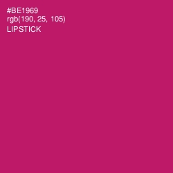 #BE1969 - Lipstick Color Image