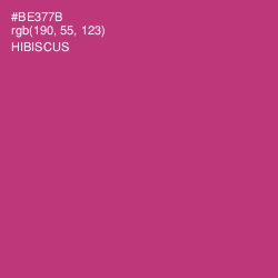 #BE377B - Hibiscus Color Image