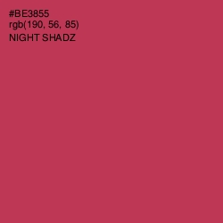 #BE3855 - Night Shadz Color Image