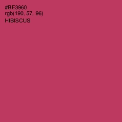 #BE3960 - Hibiscus Color Image