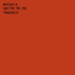 #BE3A1A - Tabasco Color Image