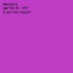 #BE3DC5 - Electric Violet Color Image