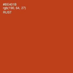 #BE401B - Rust Color Image
