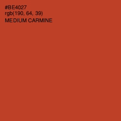 #BE4027 - Medium Carmine Color Image