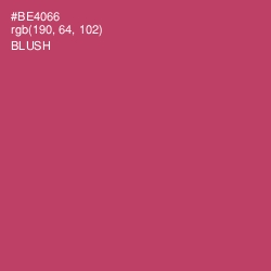#BE4066 - Blush Color Image