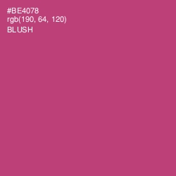#BE4078 - Blush Color Image