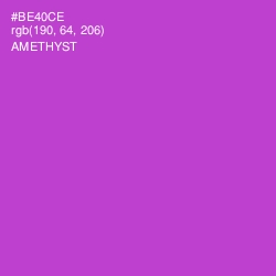 #BE40CE - Amethyst Color Image