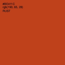 #BE411C - Rust Color Image