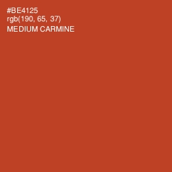 #BE4125 - Medium Carmine Color Image