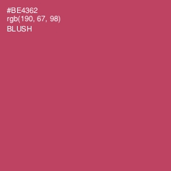 #BE4362 - Blush Color Image