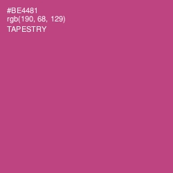 #BE4481 - Tapestry Color Image