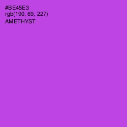 #BE45E3 - Amethyst Color Image