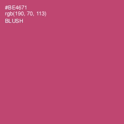 #BE4671 - Blush Color Image