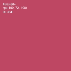 #BE4864 - Blush Color Image