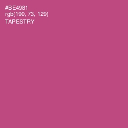 #BE4981 - Tapestry Color Image