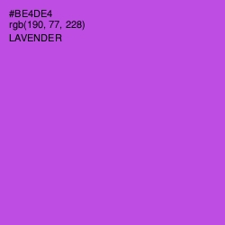 #BE4DE4 - Lavender Color Image