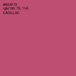 #BE4F72 - Cadillac Color Image