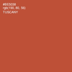 #BE5038 - Tuscany Color Image