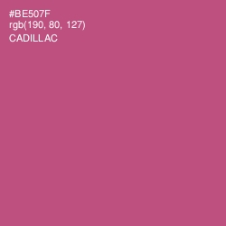 #BE507F - Cadillac Color Image