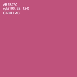 #BE527C - Cadillac Color Image