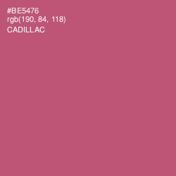#BE5476 - Cadillac Color Image