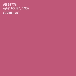 #BE5778 - Cadillac Color Image