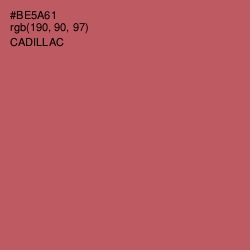 #BE5A61 - Cadillac Color Image