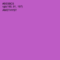 #BE5BC5 - Amethyst Color Image