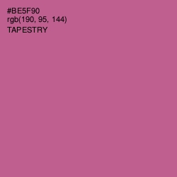 #BE5F90 - Tapestry Color Image