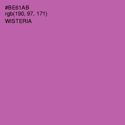 #BE61AB - Wisteria Color Image