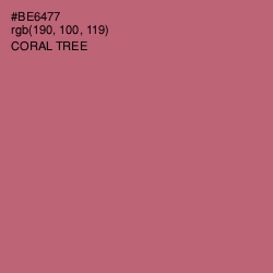 #BE6477 - Coral Tree Color Image