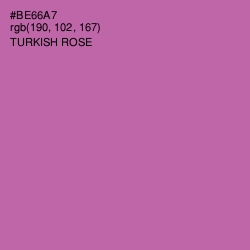 #BE66A7 - Turkish Rose Color Image