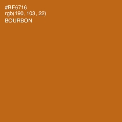 #BE6716 - Bourbon Color Image