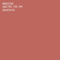 #BE675E - Santa Fe Color Image