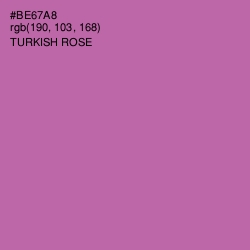 #BE67A8 - Turkish Rose Color Image