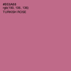 #BE6A88 - Turkish Rose Color Image