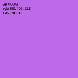 #BE6AE8 - Lavender Color Image
