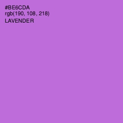 #BE6CDA - Lavender Color Image