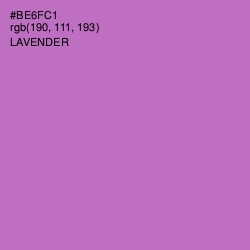 #BE6FC1 - Lavender Color Image