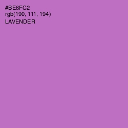 #BE6FC2 - Lavender Color Image