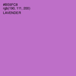 #BE6FC8 - Lavender Color Image