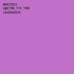 #BE70C4 - Lavender Color Image