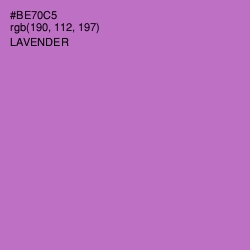 #BE70C5 - Lavender Color Image